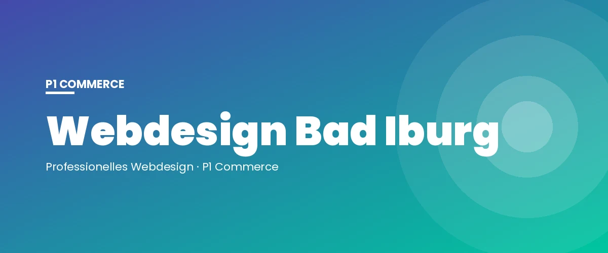 Webdesign Bad Iburg – P1 Commerce Webagentur
