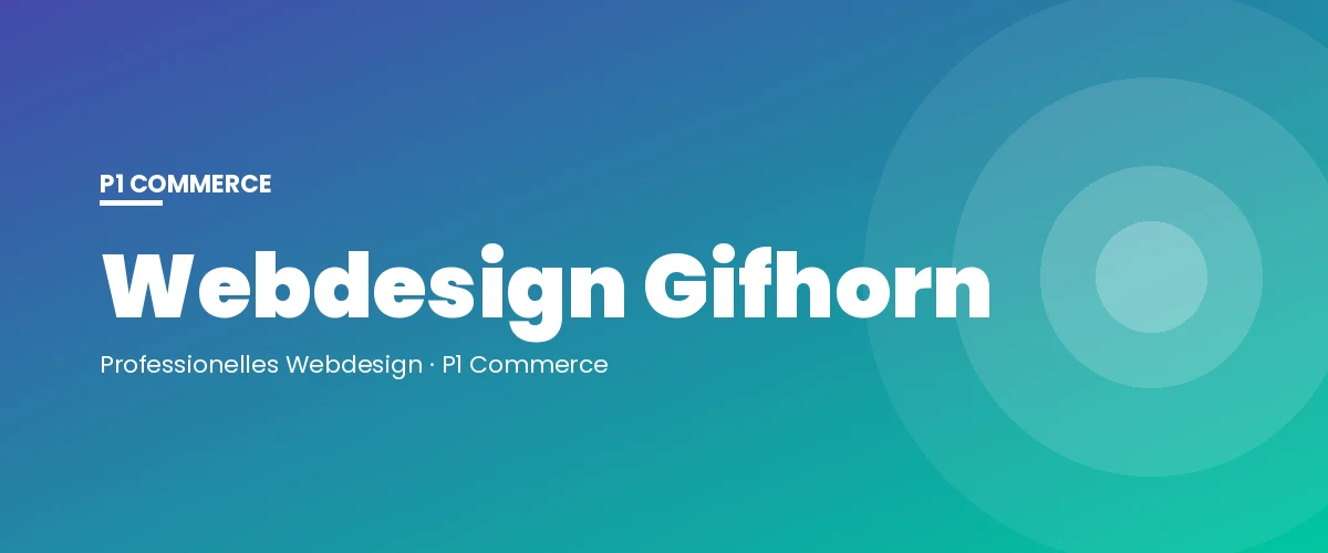 Webdesign Gifhorn – P1 Commerce Webagentur