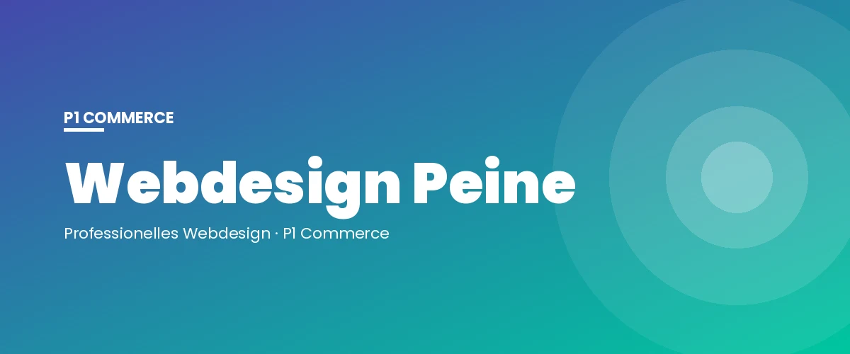 Webdesign Peine – P1 Commerce Webagentur