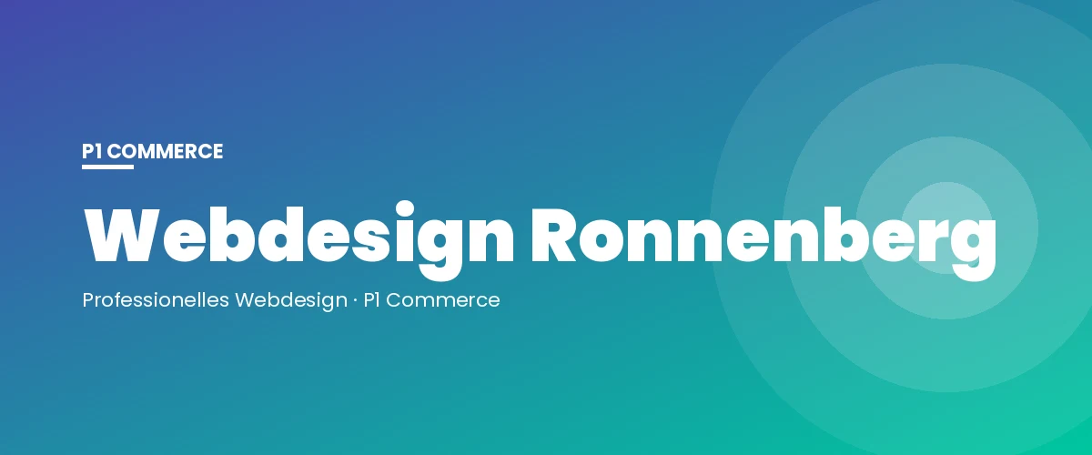 Webdesign Ronnenberg – P1 Commerce Webagentur